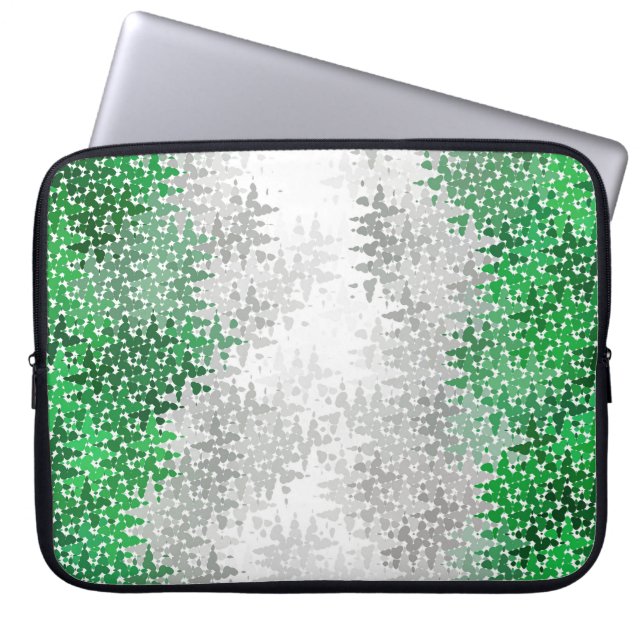 Flagga för gråromantiskt Pride med flytande Abstra Laptop Fodral (Framsidan)