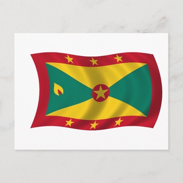 Flagga för Grenada Vykort (Framsida)