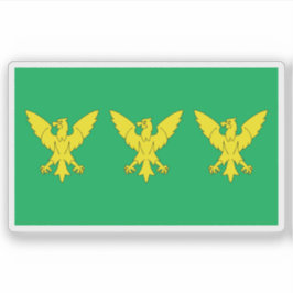 Flagga för grevskapet Caernarfonshire, Wales Klistermärken