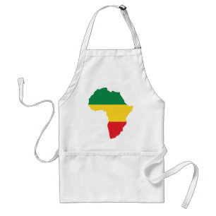 Flagga för grönt, Guld och röd Afrika Förkläde