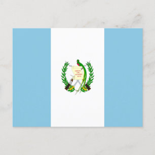 Flagga för Guatemala Vykort