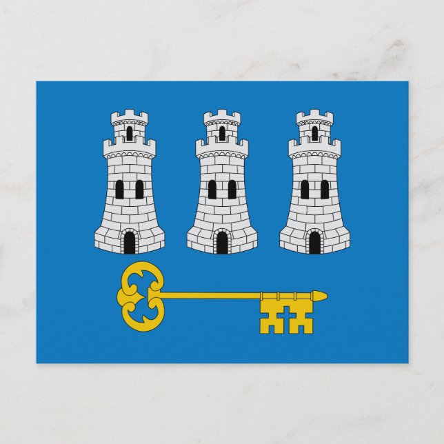 Flagga för Havanna, Kuba vykort (Framsida)