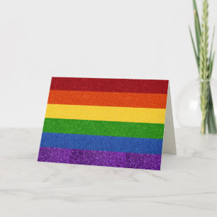 Flagga för HBT-Pride Kort