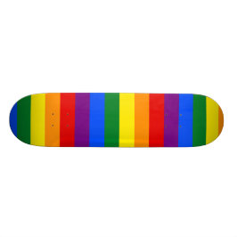 Flagga för HBT-regnbåge Mini Skateboard Bräda 18,5 Cm
