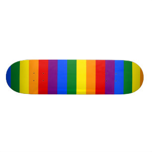 Flagga för HBT-regnbåge Mini Skateboard Bräda 18,5 Cm