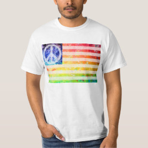 Flagga för Hippiefredfreak Tee Shirt