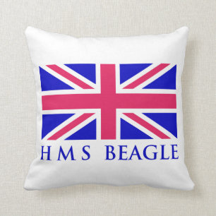 Flagga för HMS-BeagleUK Kudde