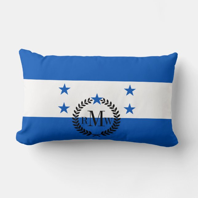 Flagga för Honduras Lumbarkudde (Framsida)