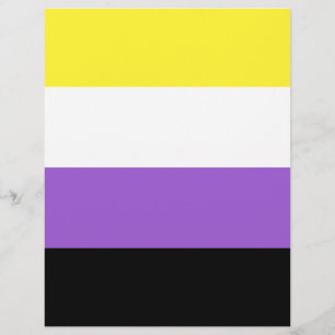 Flagga för icke-binärt Pride