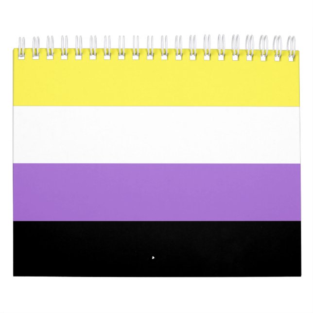 Flagga för icke-binärt Pride Kalender (Omslag)