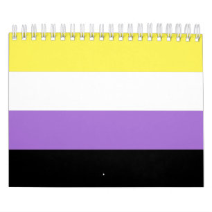 Flagga för icke-binärt Pride Kalender