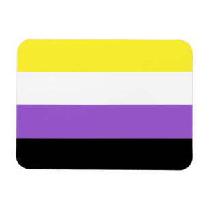 Flagga för icke-binärt Pride Magnet