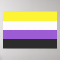 Flagga för icke-binärt Pride