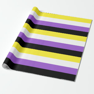 Flagga för icke-binärt Pride Presentpapper