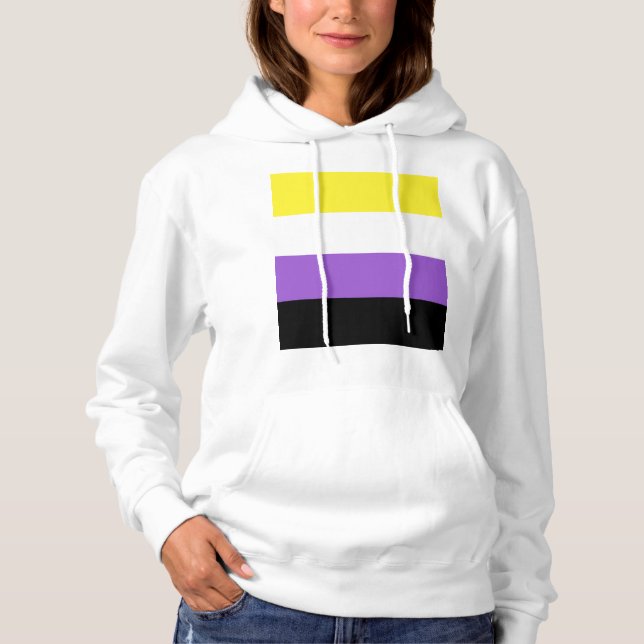 Flagga för icke-binärt Pride T Shirt (Framsida)