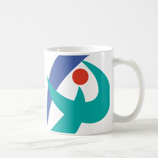 Flagga för Iga, Mie, Japan Kaffemugg (Höger)