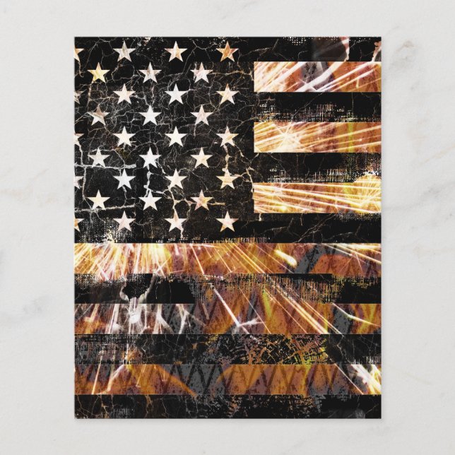 Flagga för industribygge flygblad (Framsidan)