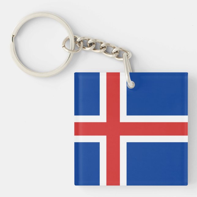 Flagga för Island (Framsidan)
