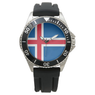 Flagga för Island Armbandsur