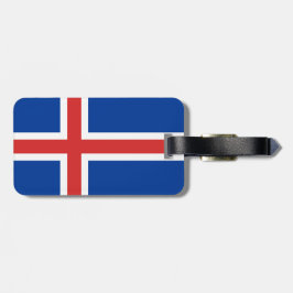 Flagga för Island Bagagebricka