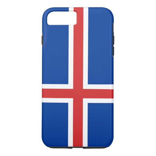 Flagga för Island Case-Mate iPhone Skal (Baksida)
