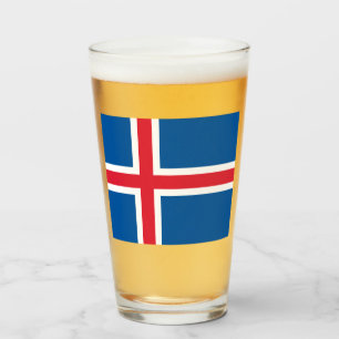 Flagga för Island Glaskopp