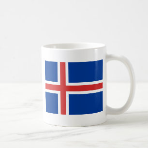 Flagga för Island Kaffemugg