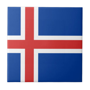 Flagga för Island Kakelplatta