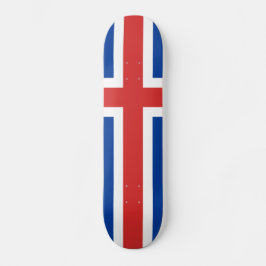 Flagga för Island Skateboard Bräda 19,5 Cm