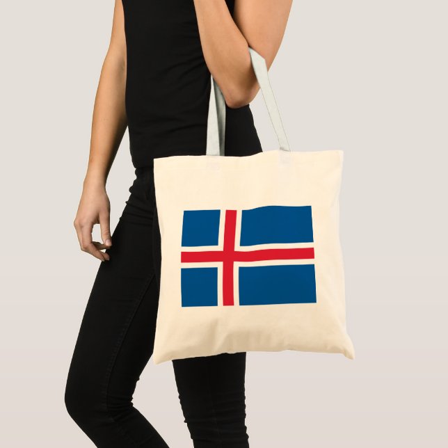 Flagga för Island Tygkasse (Framsida (produkt))
