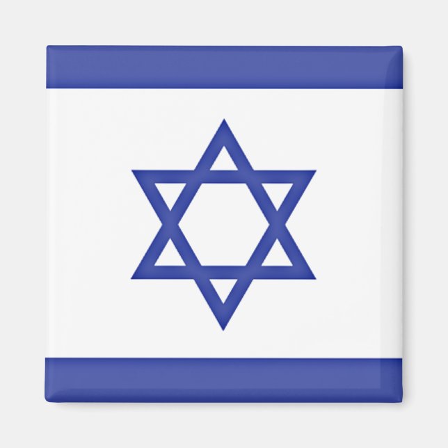 Flagga för Israel Magnet (Framsidan)