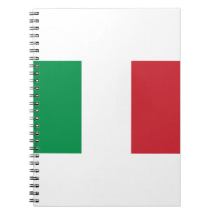 Flagga för italien anteckningsbok