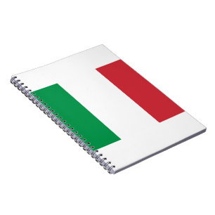 Flagga för italien anteckningsbok