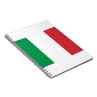 Flagga för italien anteckningsbok