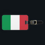 Flagga för italien bagagebricka<br><div class="desc">Flagga för italien</div>