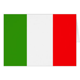 Flagga för italien hälsningskort