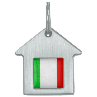 FLAGGA för italien ID-bricka Husdjur