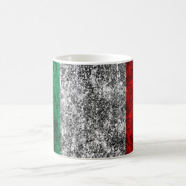 flagga för italien kaffemugg (Center)