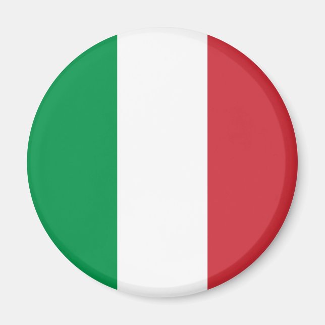 Flagga för italien magnet (Framsidan)