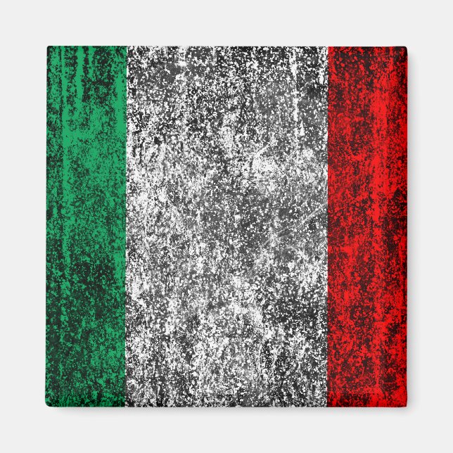 flagga för italien magnet (Framsidan)