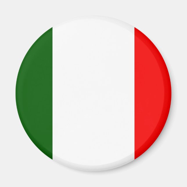 Flagga för italien magnet (Framsidan)