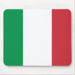 flagga för italien musmatta<br><div class="desc">Italien flagga färg: rött,  vitt,  grönt</div>
