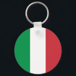 Flagga för italien nyckelring<br><div class="desc">Den nationella flagga för Italien.</div>
