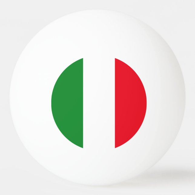 Flagga för italien pingisboll (Framsidan)
