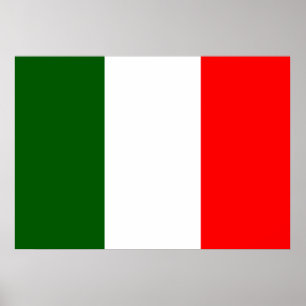 Flagga för italien poster
