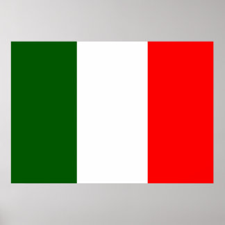 Flagga för italien poster