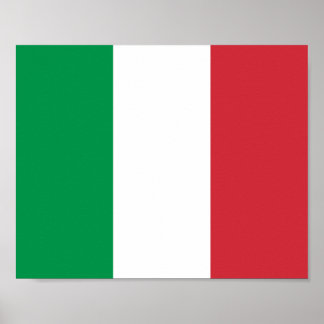 Flagga för italien poster