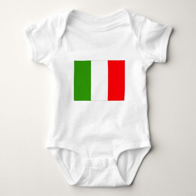 flagga för italien tee (Framsida)