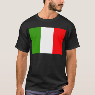 flagga för italien tee shirt
