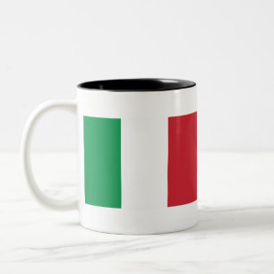 Flagga för italien Två-Tonad mugg